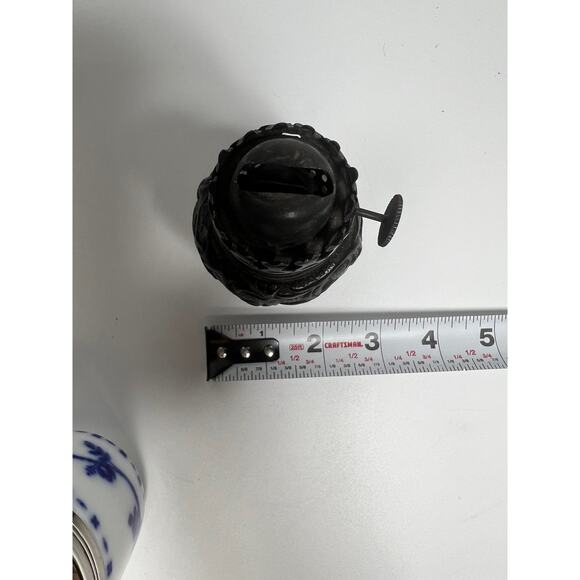 RESTORATION HARDWARE Bronze/Pewter Miniature OIL LAMP. Frances Le Mont. - Picture 8 of 8